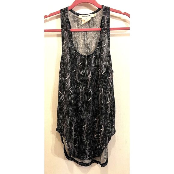 Isabel Marant x H&M tank top abstract scoop neck sleeveless Women's Size 4 - Picture 2 of 9